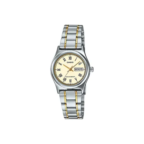 CASIO Standard Series Кварцевый механизм часы с ремешком из нержавеющей стали женские часы серебристый циферблат