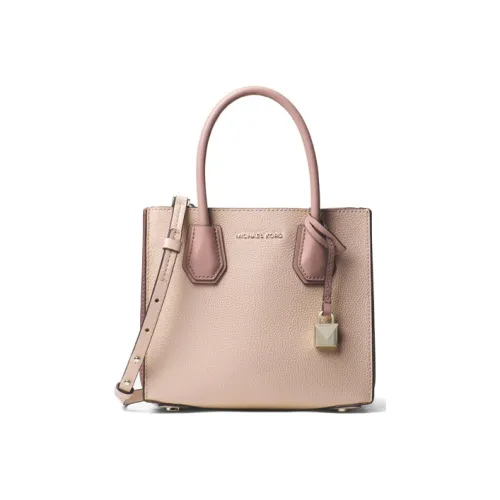 MICHAEL KORS Mercer Коровья кожа Аккордеонная сумка Сумка через плечо Сумка Маленькая Женская Кремово-розовая