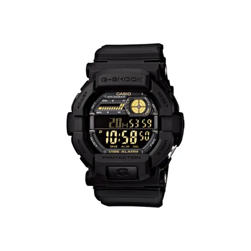 CASIO Collection DIGITAL Collection Disk Кварцевый механизм Смола Ремешок Часы Мужские Черный Циферблат GD 350 1B