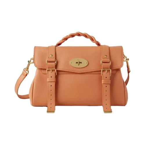 Mulberry Кожа Коровья кожа Сумка среднего размера Женская Апельсин