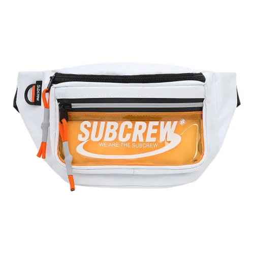 Subcrew Полиэстер Сумка через плечо Бананка Sling Сумка Обычная Унисекс Белый Черный Фиолетовый