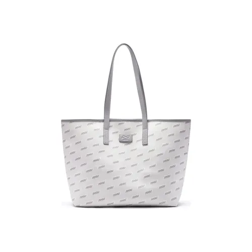 OMTO PVC Тоут Сумка Сумка для покупок Сумка на плечо Сумка Большая Женская Светло-Серый