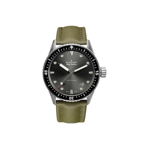 BLANCPAIN Автоматический Механический Часы Мужские FIFTY FATHOMS 43 мм Зеленые
