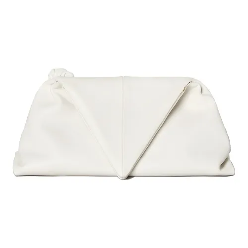 Bottega Veneta Овечья кожа Конверт Сумка Клатч Женская Белая