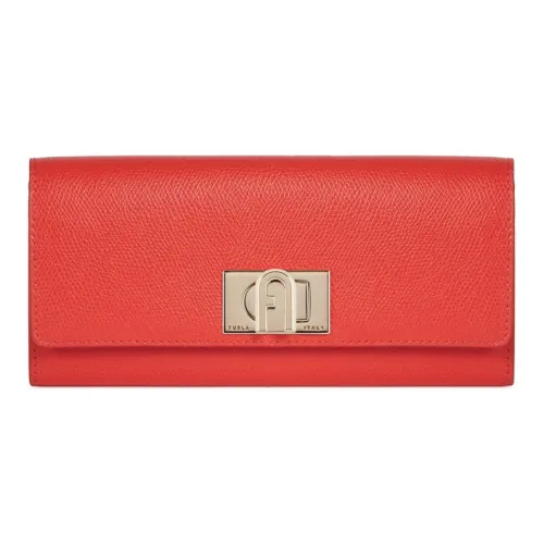 Furla Кожа Кошелек Женские Красный