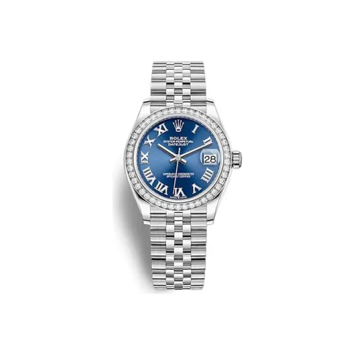 ROLEX Oyster Perpetual Datejust Коллекция Автоматический Механический Механизм Женские Часы 31 мм Синий Циферблат