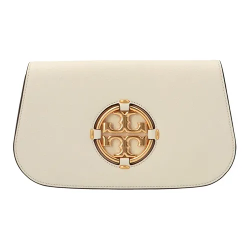 TORY BURCH Коровья кожа Через плечо Клатч Женские Кремово-белый