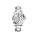 Циферблат серебристого цвета