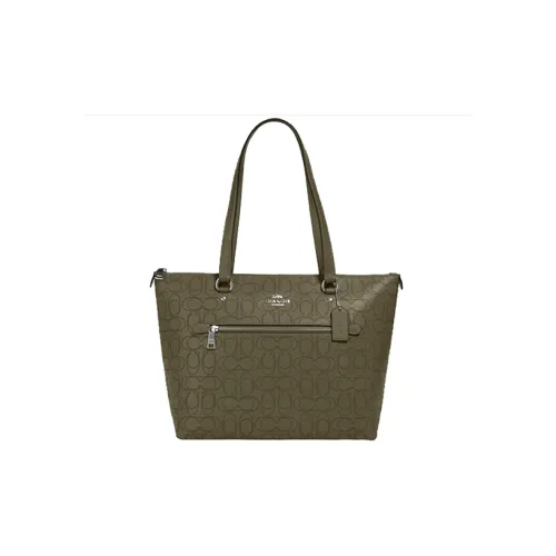 COACH Gallery Коровья кожа Сумка через плечо Тоут Сумка Женская Яшма