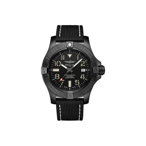 Breitling Автоматический Механический Мужской Часы Avenger 45 мм Черные