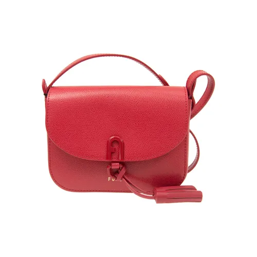 Furla Кожа Одно Плечо Сумка Женская Темно-Красная