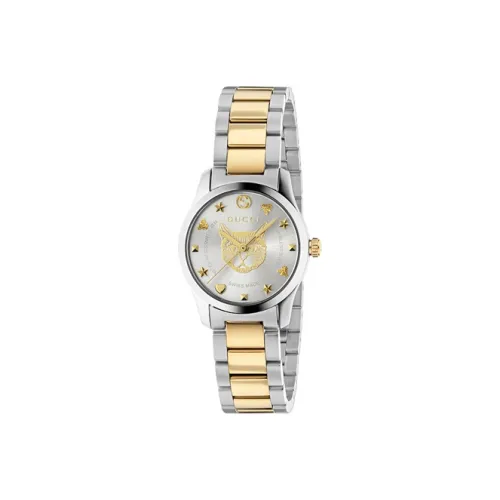 GUCCI G Timeless Collection Женские часы Кварцевый механизм Белый циферблат