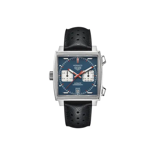TAG HEUER Автоматический Механический Механизм Мужские Часы Monaco Collection 39 мм Синий