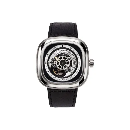 SEVENFRIDAY Автоматический Механический Movement Унисекс Часы 47,6mm*47mm*15mm Черные