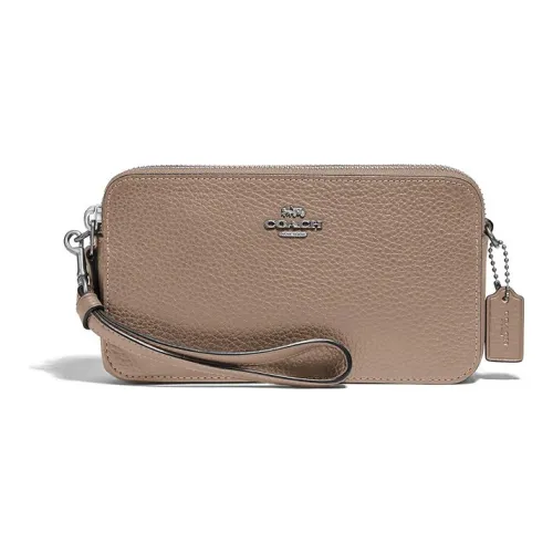 COACH Kira (Красный) Кожа Сумка через плечо Кошелек Клатч Женский Овсяный