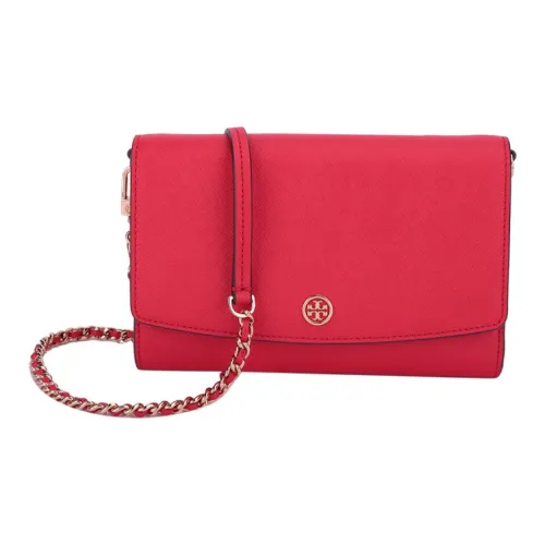 Tory Burch Сумка через плечо из коровьей кожи женская красная