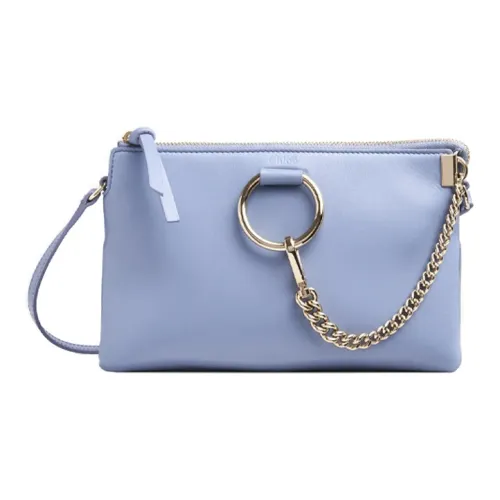 Chloe Faye Lambskin Плечевая сумка Женская Синяя