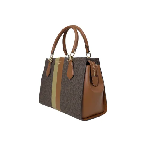 MICHAEL KORS Marilyn Холст Плечевая Сумка Сумка Женская Коричневая