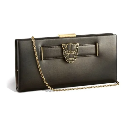 Cartier PANTHÈRE Овечья кожа Сумка через плечо Женская Бронза