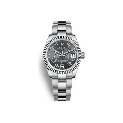 ROLEX Oyster Perpetual Datejust Коллекция Автоматический Механический Механизм Женские Часы Часы 31 мм Серый Циферблат