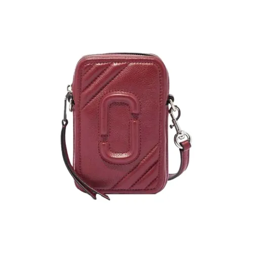 MARC JACOBS The Moto Shot Чехол для телефона из коровьей кожи сумка через плечо мини женский красный