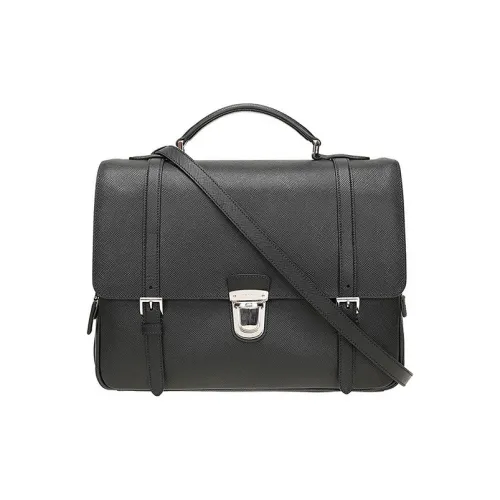 PRADA Корова Кожа Доска Сумка Сумка через плечо Стандартная Мужская Черная