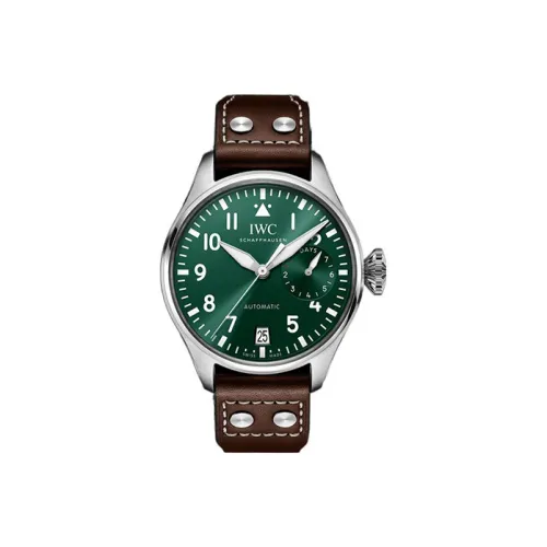 IWC Автоматический Механический Часы Мужской Pilot Collection 46,2 мм Зеленые