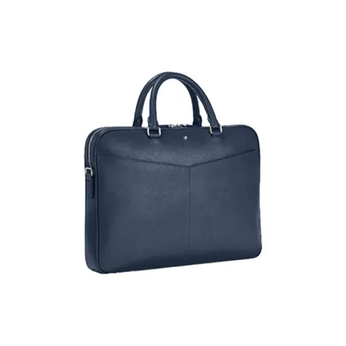 MONTBLANC Корова Кожа Доска Обычная Мужская Синяя