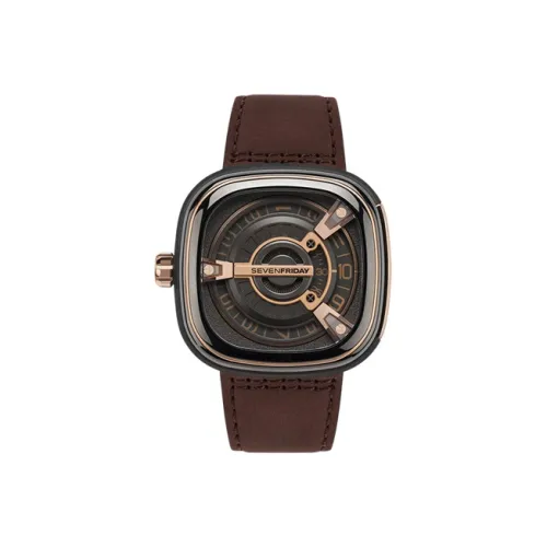 SEVENFRIDAY Автоматический Механический Movement Унисекс Часы 47,6mm*47mm Кофе