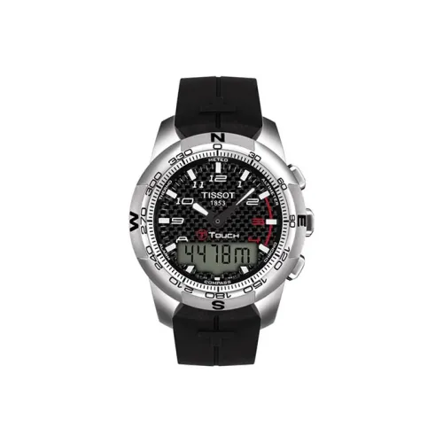 TISSOT Quartz Механизм Мужские часы 43,3 мм Черный