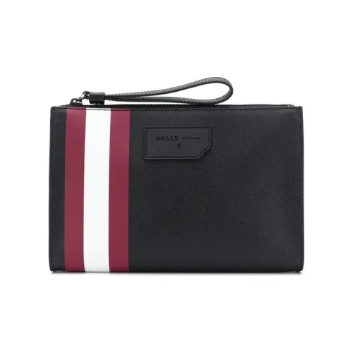 BALLY PVC Кожа Монетница Клатч Стандартный Мужской Черный