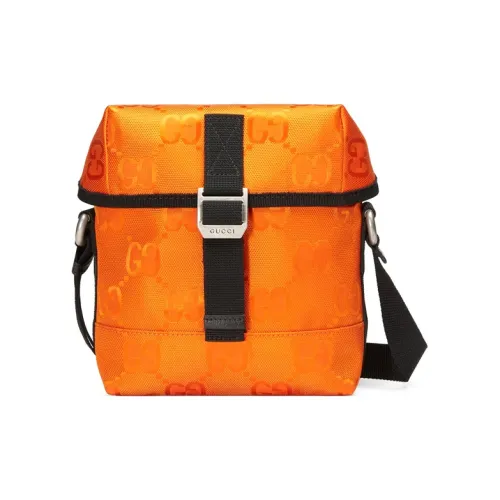 GUCCI Off The Grid Нейлоновая сумка с кожаными вставками сумка через плечо унисекс