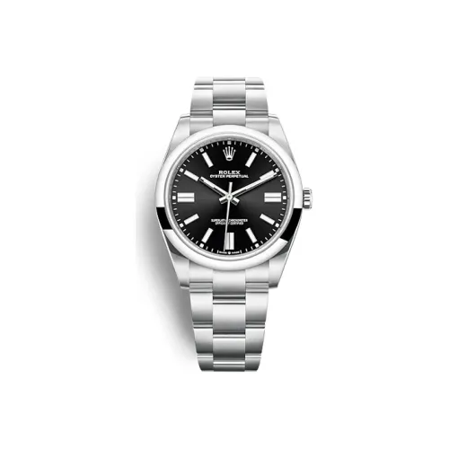 ROLEX Автоматический Механический Часы Мужские Oyster Perpetual 41 мм Черные