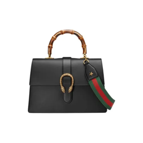 GUCCI Dionysus Кожа Через плечо Сумка Сумка через плечо Большая Женская Черная