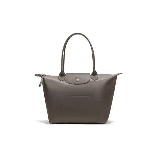 LONGCHAMP Le Pliage Néo Ткань Пельмени Сумка Плечо Женская Серая Зеленая