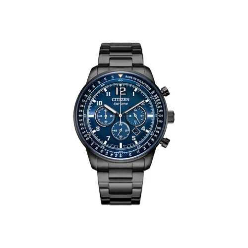 CITIZEN Светильник Кварцевый механизм Мужские Часы серии FUTURE FORCE 44мм*44мм*13мм Синий