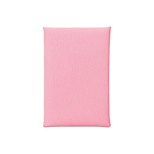 HERMES Calvi Mysore Шевро Кошелек Мелочь Кошелек Держатель для карт Женские Розовый Кирпично-красный