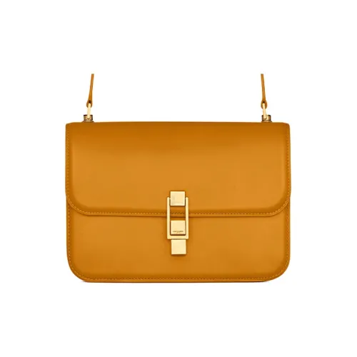 SAINT LAURENT Le Carre Кожа Box Сумка через плечо Сумка на плечо Женская Deep Sunlight Цвет