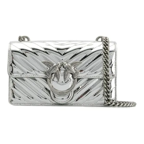 PINKO Сумка через плечо из искусственной кожи Mini Women's Silver