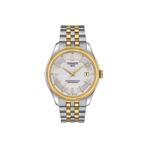 Tissot Treasure Ring Series Автоматический Механический Механизм Мужские Часы Часы 41 мм Серебристый Циферблат