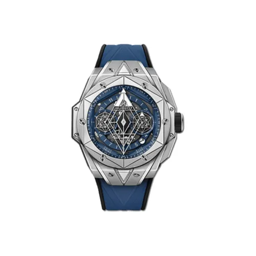 HUBLOT Автоматический Механический Мужской Часы Big Bang 45 мм Синий