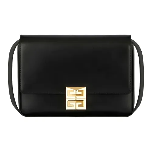 GIVENCHY 4G Коровья кожа Сумка через плечо Маленькая Женская Черная
