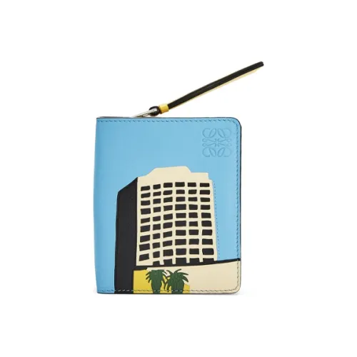 LOEWE Телячья кожа Кошелек Женские Синий