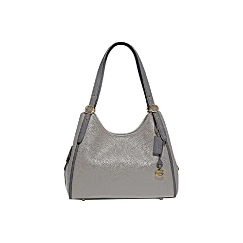 COACH Lori Кожа Сумка Сумка через плечо Женская Голубино-Серый