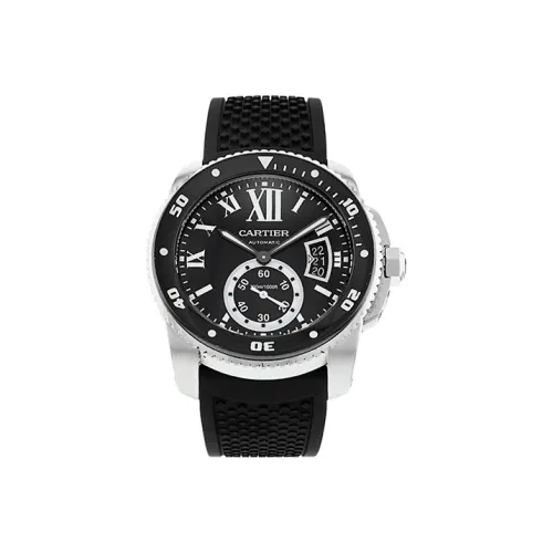 Cartier Автоматический Механический Часы Мужские Коллекция CALIBRE 42 мм Черные