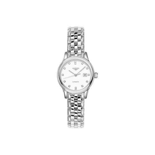 LONGINES Автоматический Механический Movement Женские Часы Military Flag Collection 30MM Белый