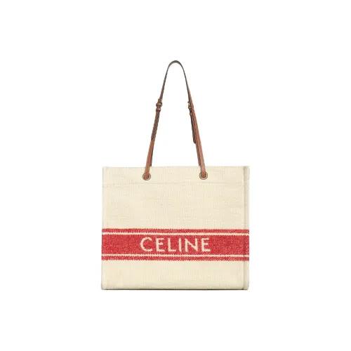 CELINE Ткань Коровья Кожа Тоут Сумка Сумка для покупок Сумка через плечо Женская