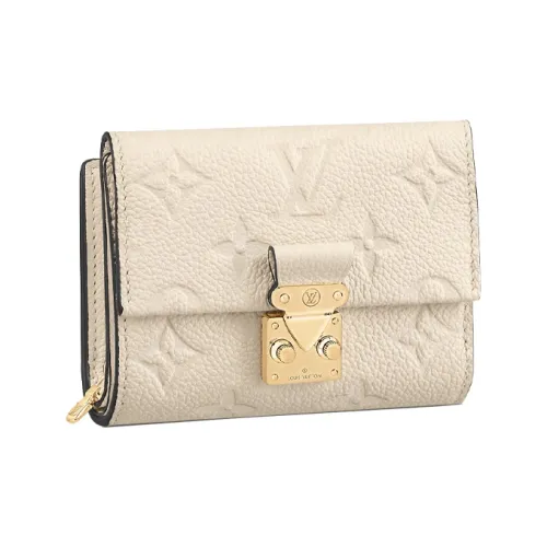 LOUIS VUITTON Metis EMPREINTE Коровья кожа Кошелек для монет Женские Молочно-белый
