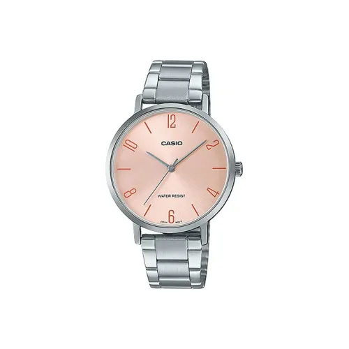CASIO Standard Series Кварцевый механизм Часы Женские Розовый циферблат LTP VT01D 4B2