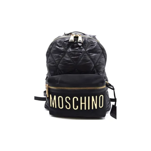 MOSCHINO Рюкзак из искусственной кожи унисекс черный